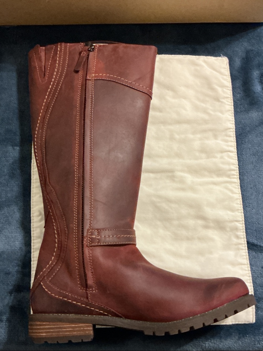 Ariat Burgundy Leather Over-the-Knee Riding Boots
